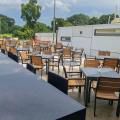 Keppel Club - Sime Road | Product Seen: [Fossil Outdoor Armchair & Sintered x Dayboro Outdoor Dining Table - Customisable]